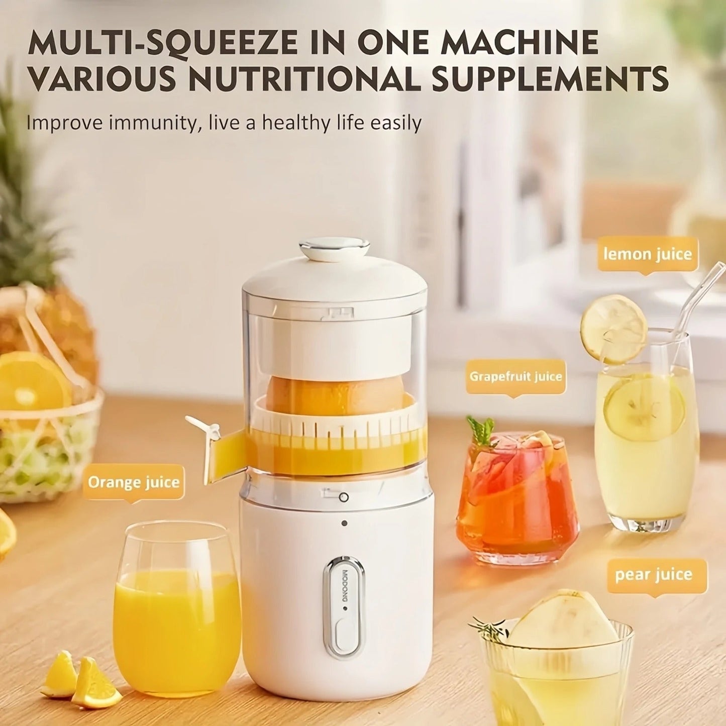 USB Wireless Electric Portable Juicer