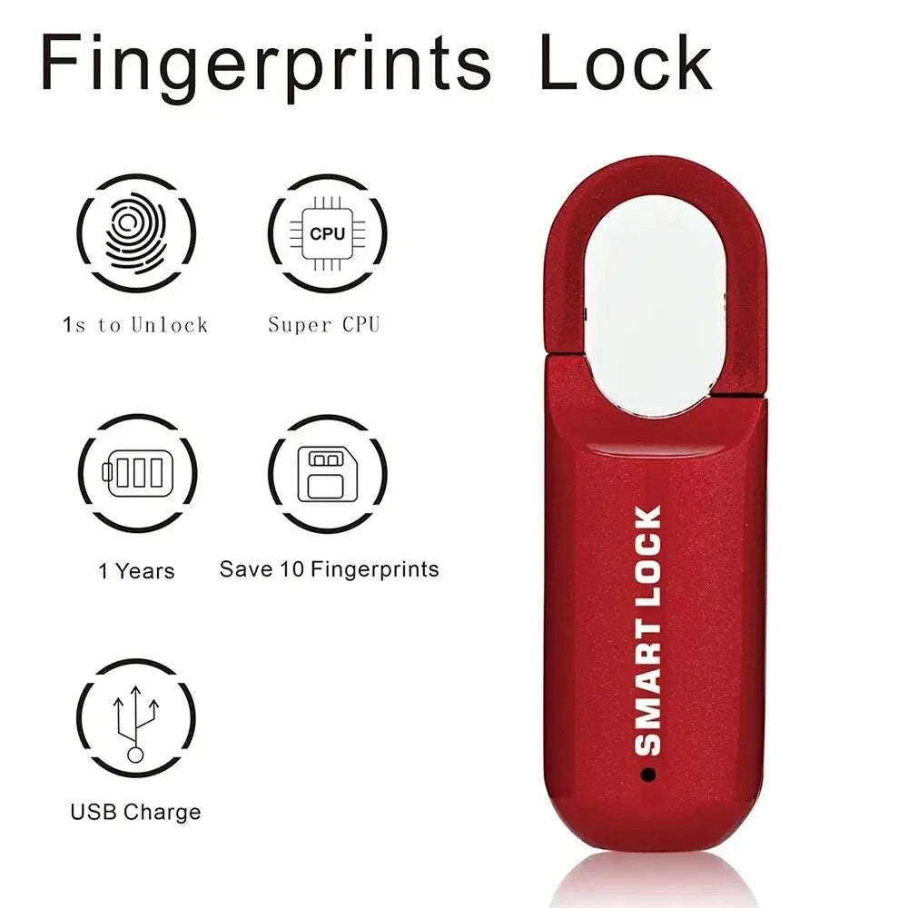 Mini Fingerprint Padlock Smart Touch