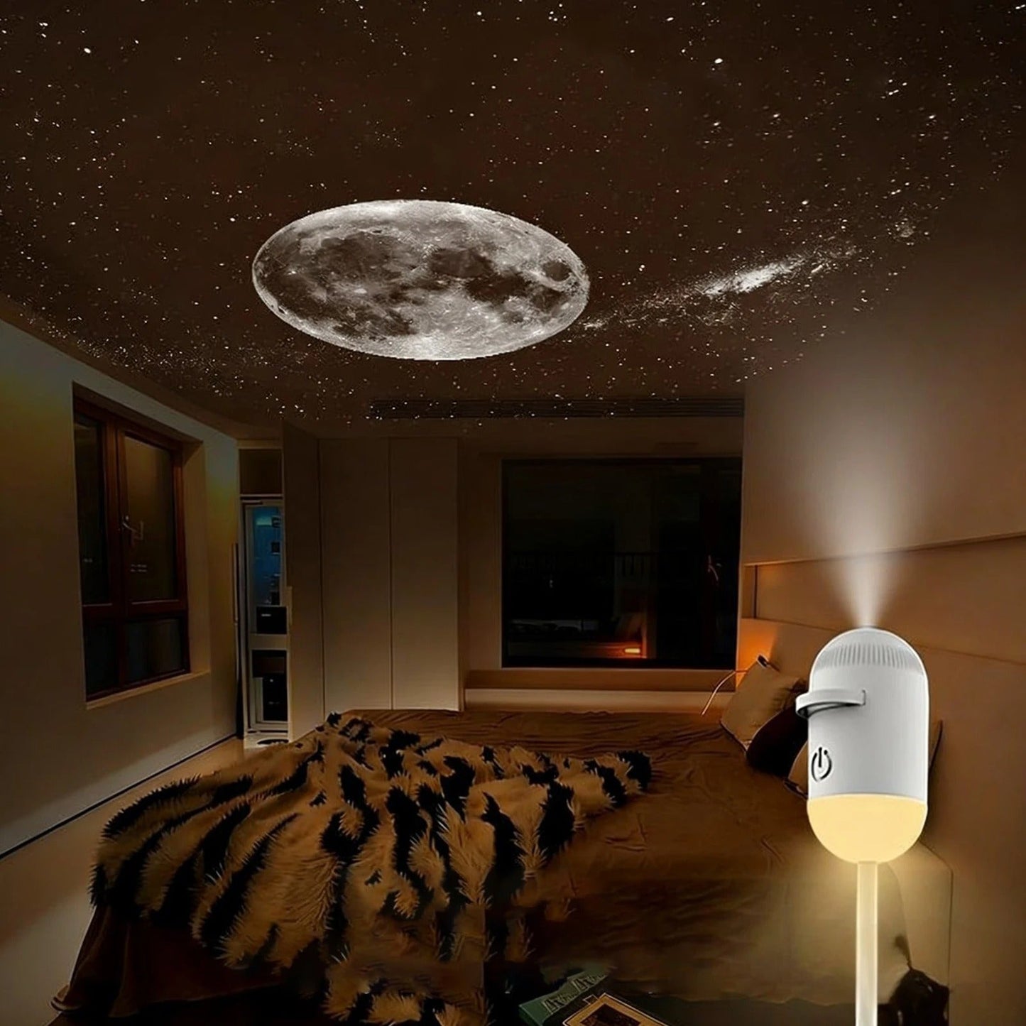 HD Smart Dynamic 5D Topacme Holographic Projector INCLUDES 12 PREMIUM GLASS LENSES