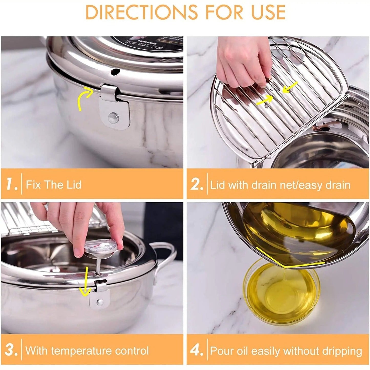 304 Stainless Steel Fryer