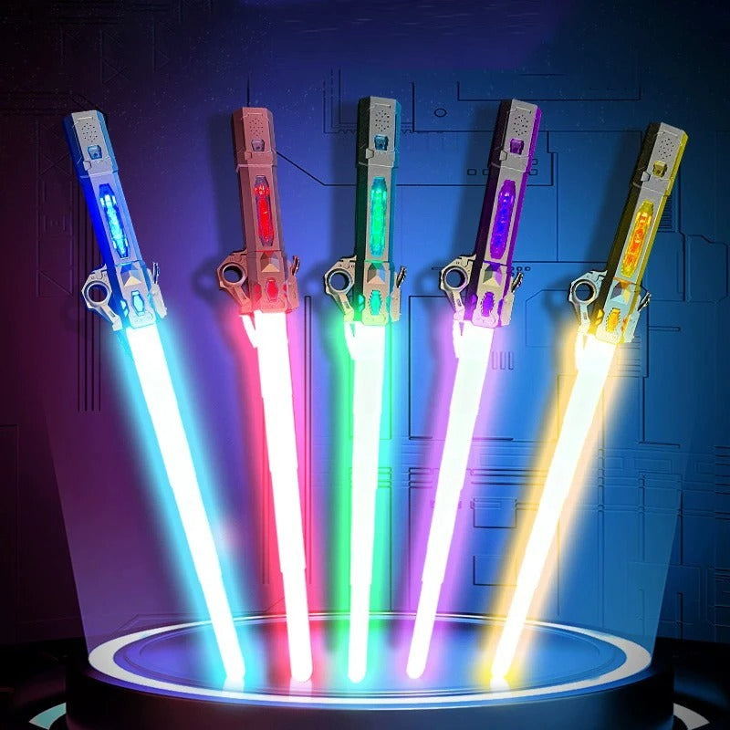 Retractable Lightsaber  Laser Sword RGB