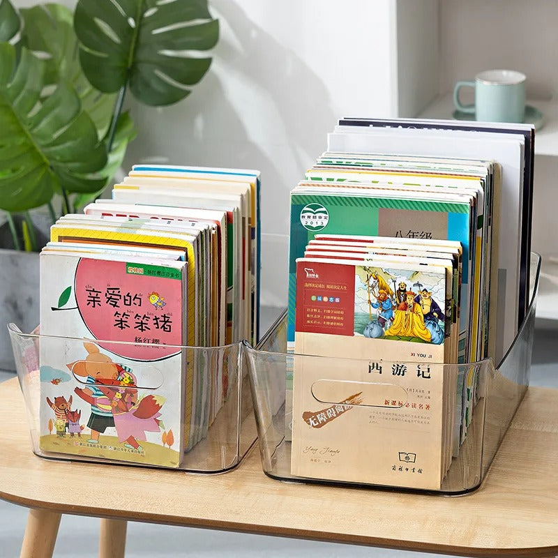 Plastic Storage Bin With Handle