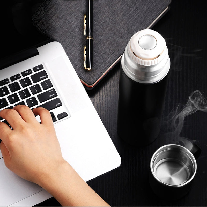 580ml Premium Stainless Steel Thermos Bottle Large Capacity Insulated Vacuum Flask Portable Travel Coffee Mug Chilly Cup