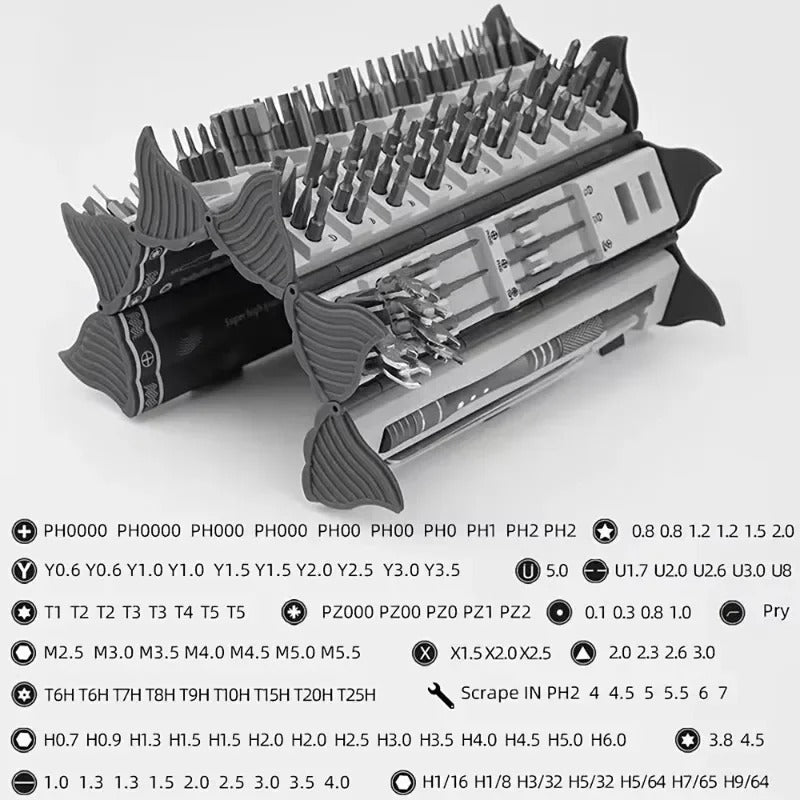 128 in 1 Precision Screwdriver Set Magnetic Phillips Torx
