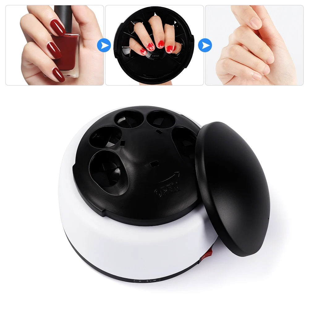 Upgraded Steam Polish Nail Gel Remover Machine with Cuticle Pusher Spoon