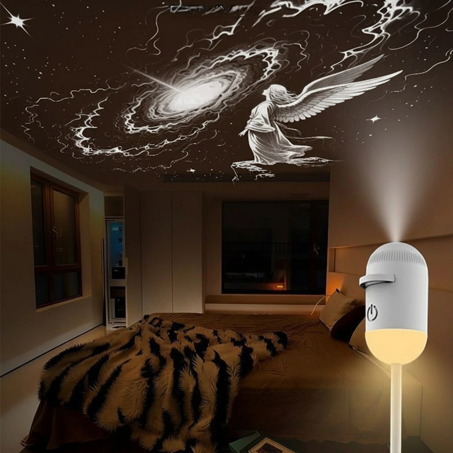 HD Smart Dynamic 5D Topacme Holographic Projector INCLUDES 12 PREMIUM GLASS LENSES