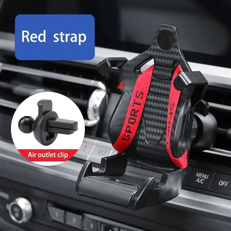 Racing seat Car Phone Holder 360