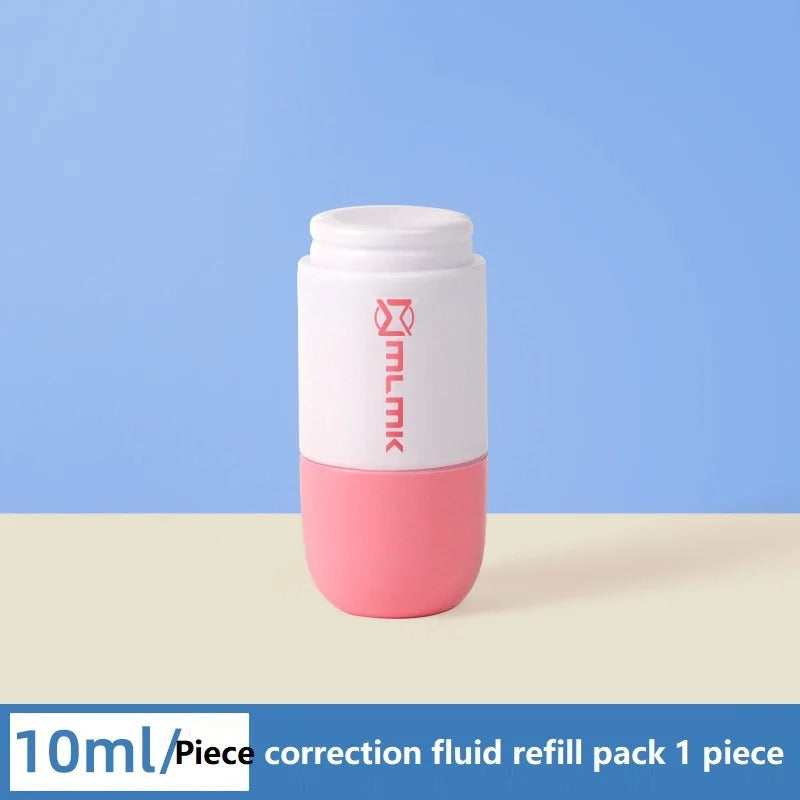 Thermal Paper Correction Fluid with Unboxing Knife,Portable Information Anti-Leakage Protection Correction Fluid,2 in 1 Anti Information Leakage Erase Device for Package Labels,Bills
