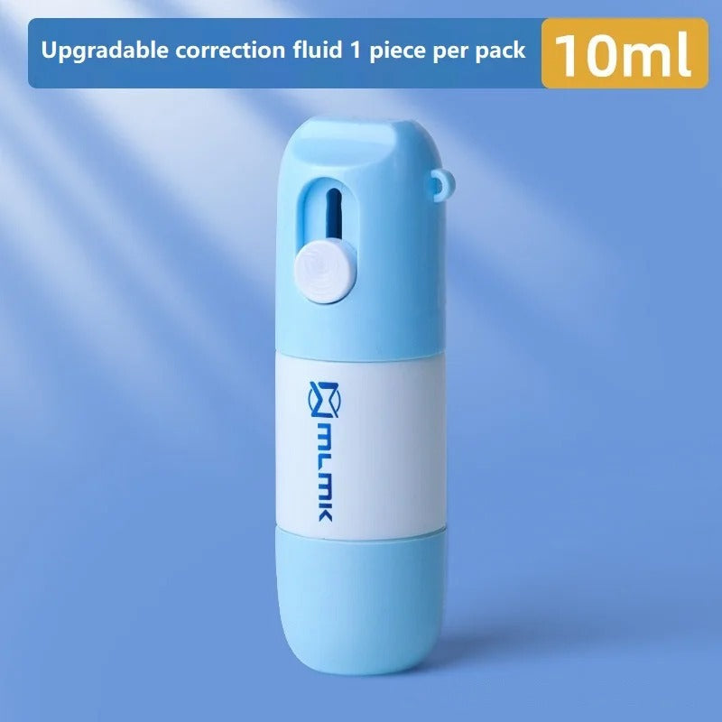 Thermal Paper Correction Fluid with Unboxing Knife,Portable Information Anti-Leakage Protection Correction Fluid,2 in 1 Anti Information Leakage Erase Device for Package Labels,Bills