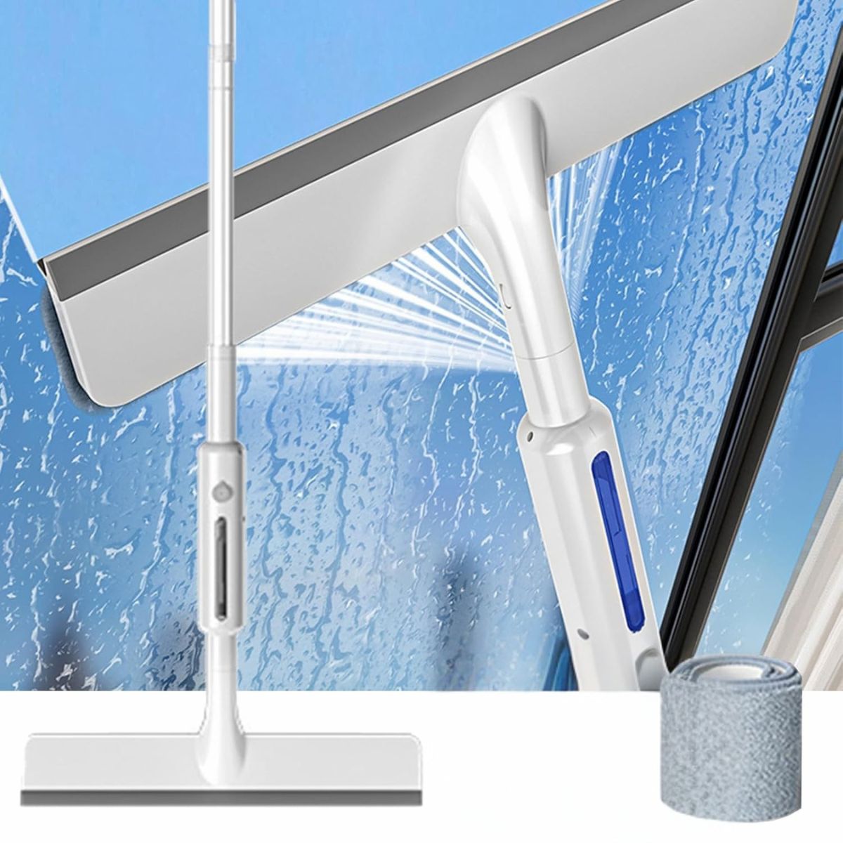 Dual-Sided Expandable Spray Window Cleaner