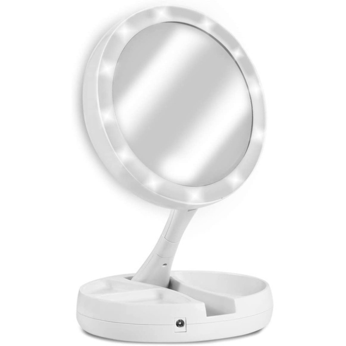 LED Make-up Mirror | Foldable, Portable & Rechargeable - Medaid International
