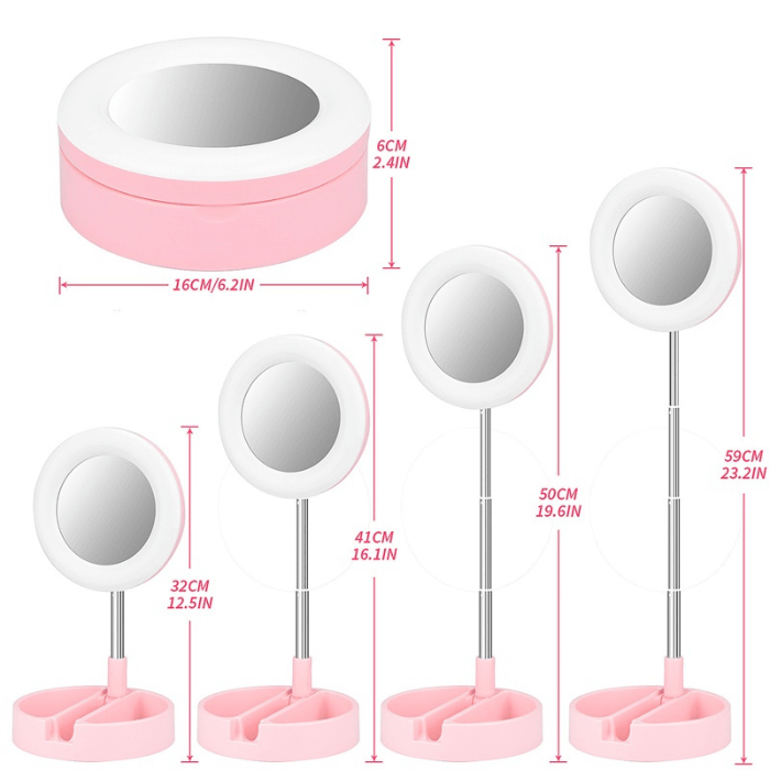Makeup Mirror Phone Stand - Medaid International