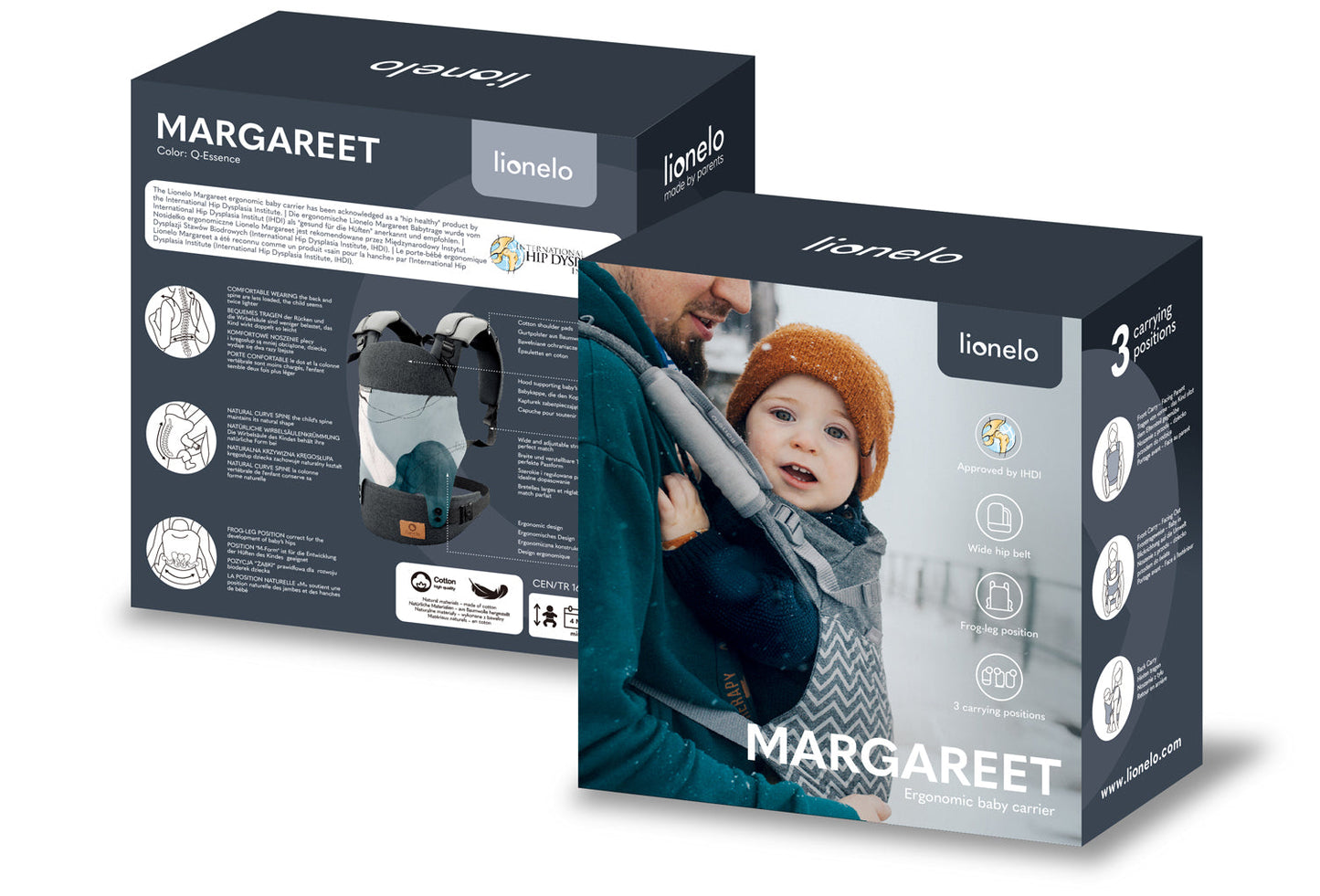 Lionelo - Margareet Baby Carrier  - Q-Essence