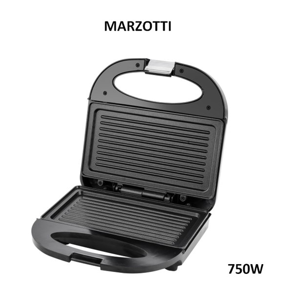 Marzotti Sandwich Maker Electric Grill 750W 2 Slice MZSG1D