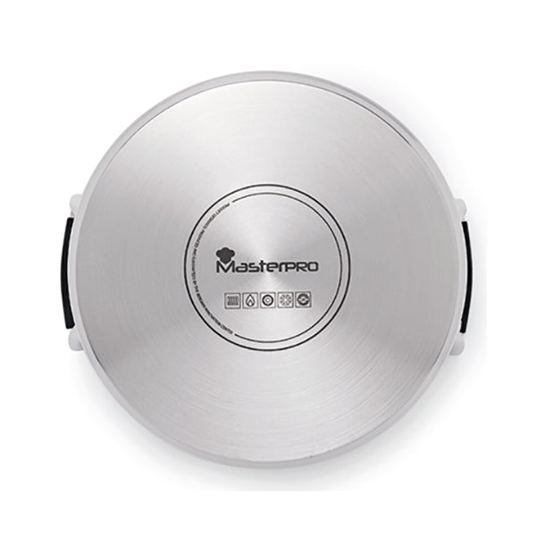 MasterPro, Casserole 28Cm Ss Ind W/Lid Smart - BGEU-3780