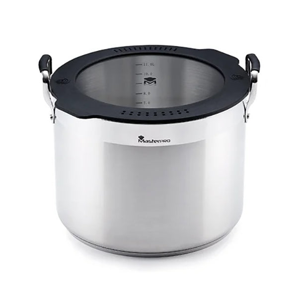 MasterPro, Casserole 28Cm Ss Ind W/Lid Smart - BGEU-3780
