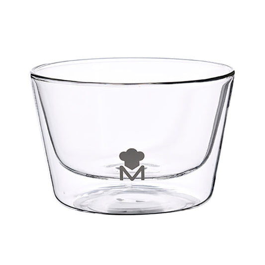 MasterPro Lunch and Dinner Bowl 510Ml Double Wall Borosilicate Barware Mixology - BGMP-20103