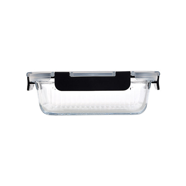 MasterPro Rectangular Food Container 1.04L High Borosilicate Glass Foodies - BGMP-5672