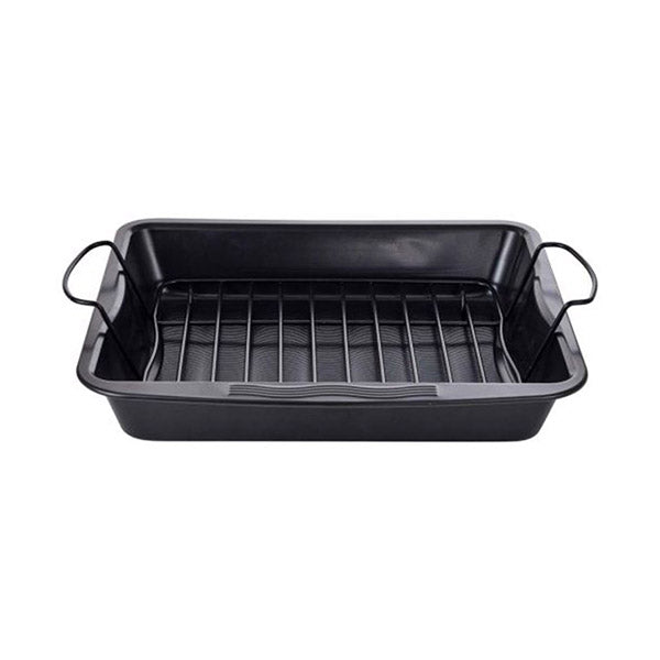MasterPro Roaster Pan 40X36.5X7Cm Carbon Steel Foodies - BGMP-7340