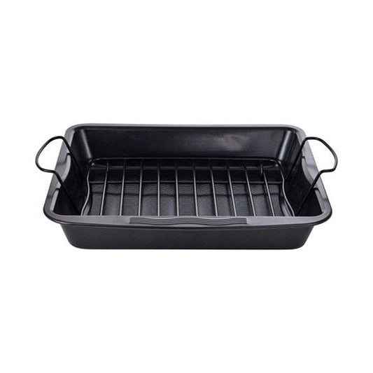 MasterPro Roaster Pan 40X36.5X7Cm Carbon Steel Foodies - BGMP-7340