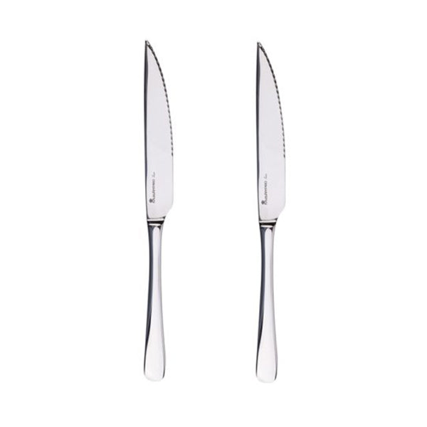 MasterPro, Set 2 Pcs Steak Knife Ss Shiny Foodies - BGEU-3956