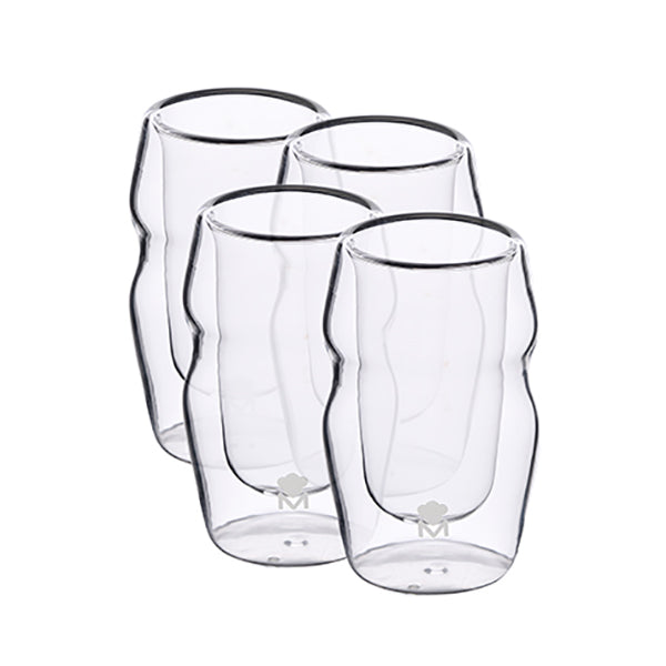 MasterPro Set 4Pcs Shot Glass 50Ml Borosilicate Barware Mixology - BGMP-20201