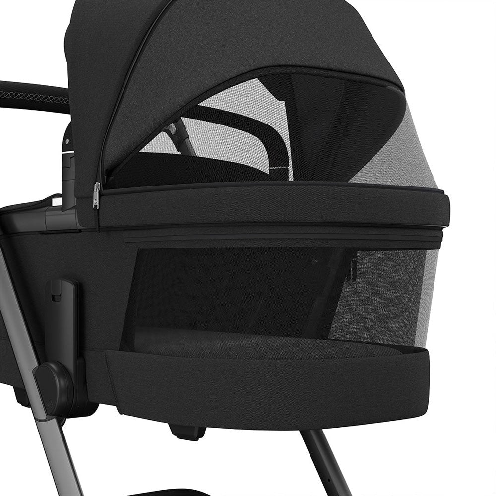 Maxi-Cosi - Fame (Twillic Black) - 4pcs Bundle Fame Stroller&Carrycot Pebble 360 Pro Car Seat - Familyfix 360 Pro i-size Base - Travel System
