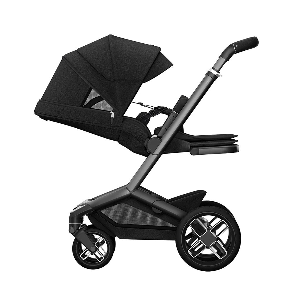 Maxi-Cosi - Fame (Twillic Black) - 4pcs Bundle Fame Stroller&Carrycot Pebble 360 Pro Car Seat - Familyfix 360 Pro i-size Base - Travel System