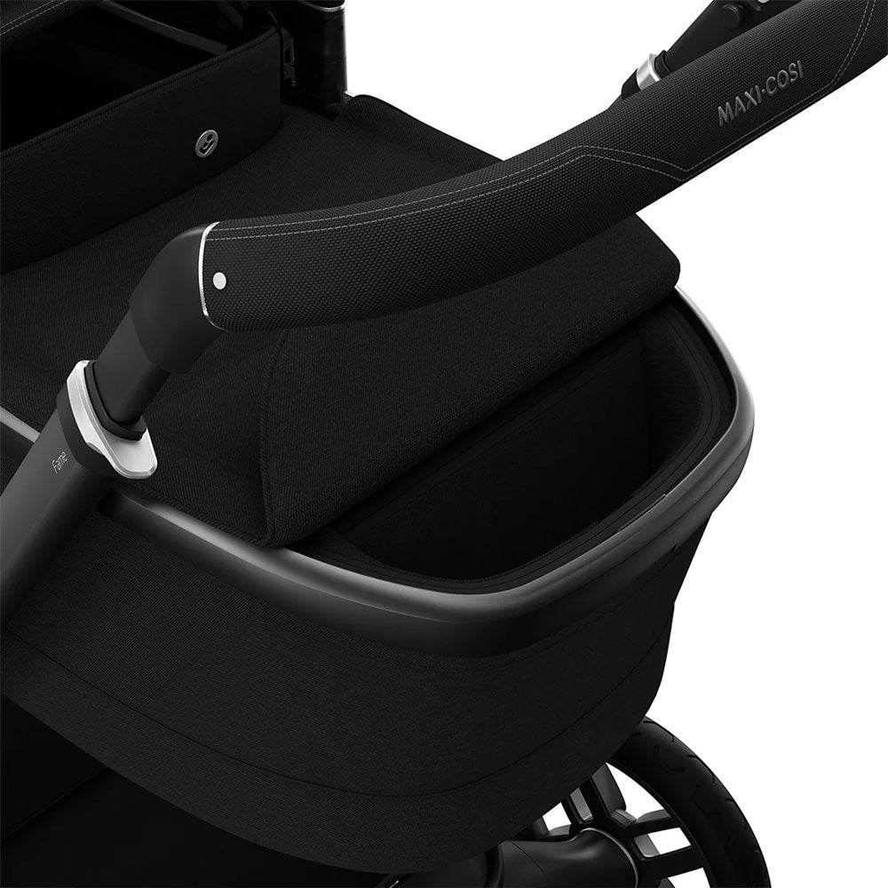 Maxi-Cosi - Fame (Twillic Black) - 4pcs Bundle Fame Stroller&Carrycot Pebble 360 Pro Car Seat - Familyfix 360 Pro i-size Base - Travel System