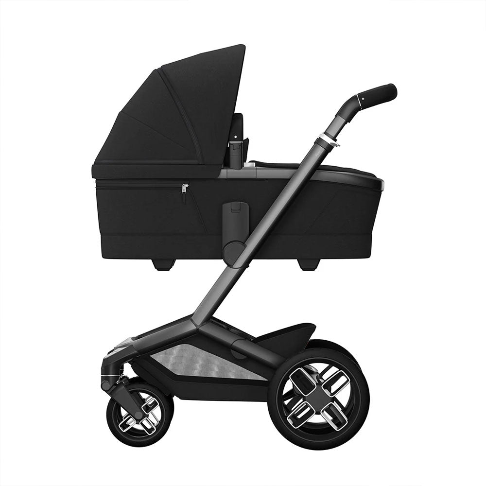 Maxi-Cosi - Fame (Twillic Black) - 4pcs Bundle Fame Stroller&Carrycot Pebble 360 Pro Car Seat - Familyfix 360 Pro i-size Base - Travel System