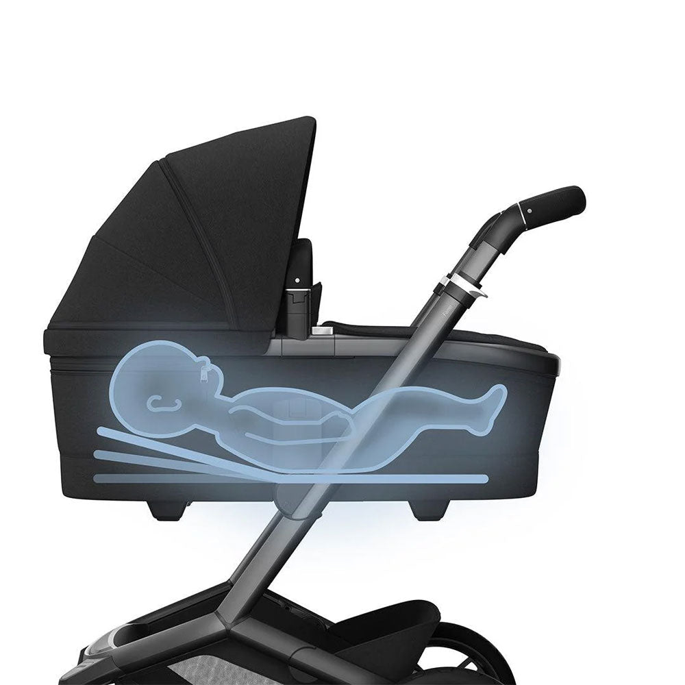 Maxi-Cosi - Fame (Twillic Black) - 4pcs Bundle Fame Stroller&Carrycot Pebble 360 Pro Car Seat - Familyfix 360 Pro i-size Base - Travel System
