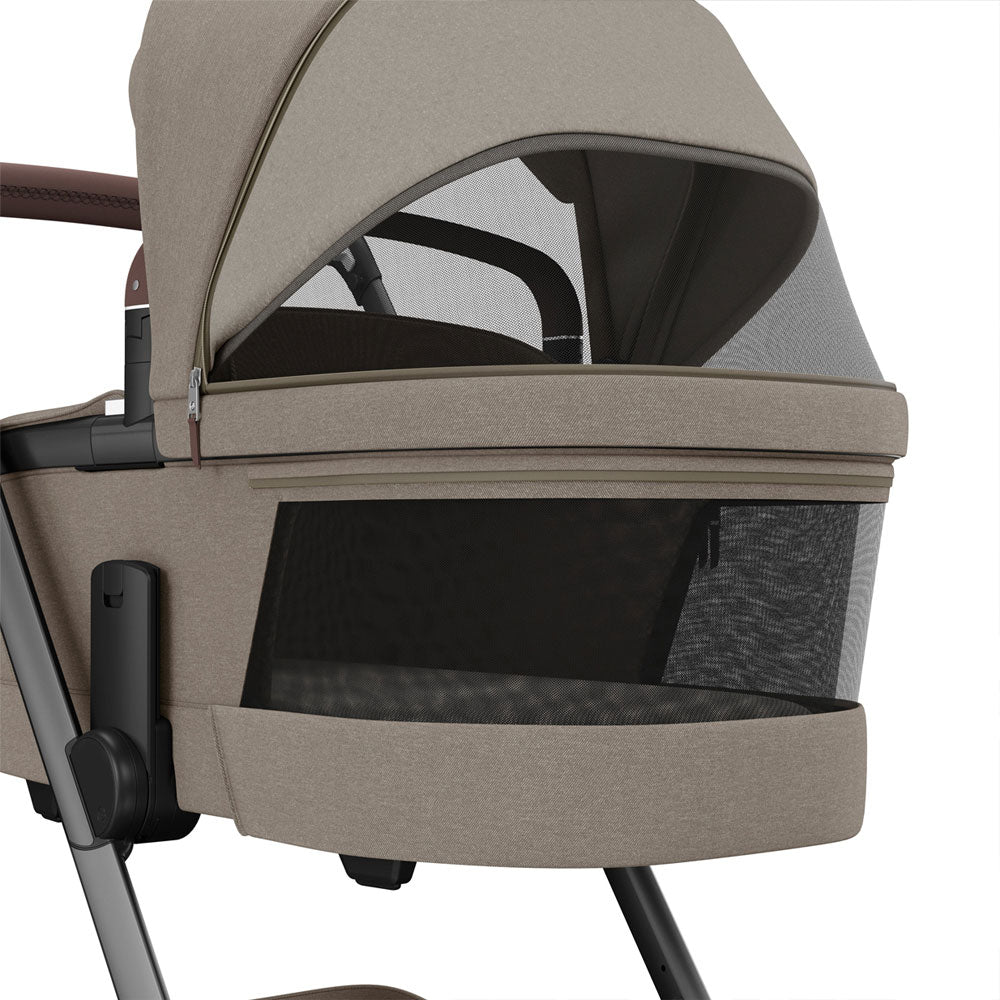 Maxi-Cosi - Fame (Twillic Truffle) - 4pcs Bundle Fame Stroller&CarryCot Pebble360 Pro Car Seat - FamilyFix 360Pro i-size Base - Travel System