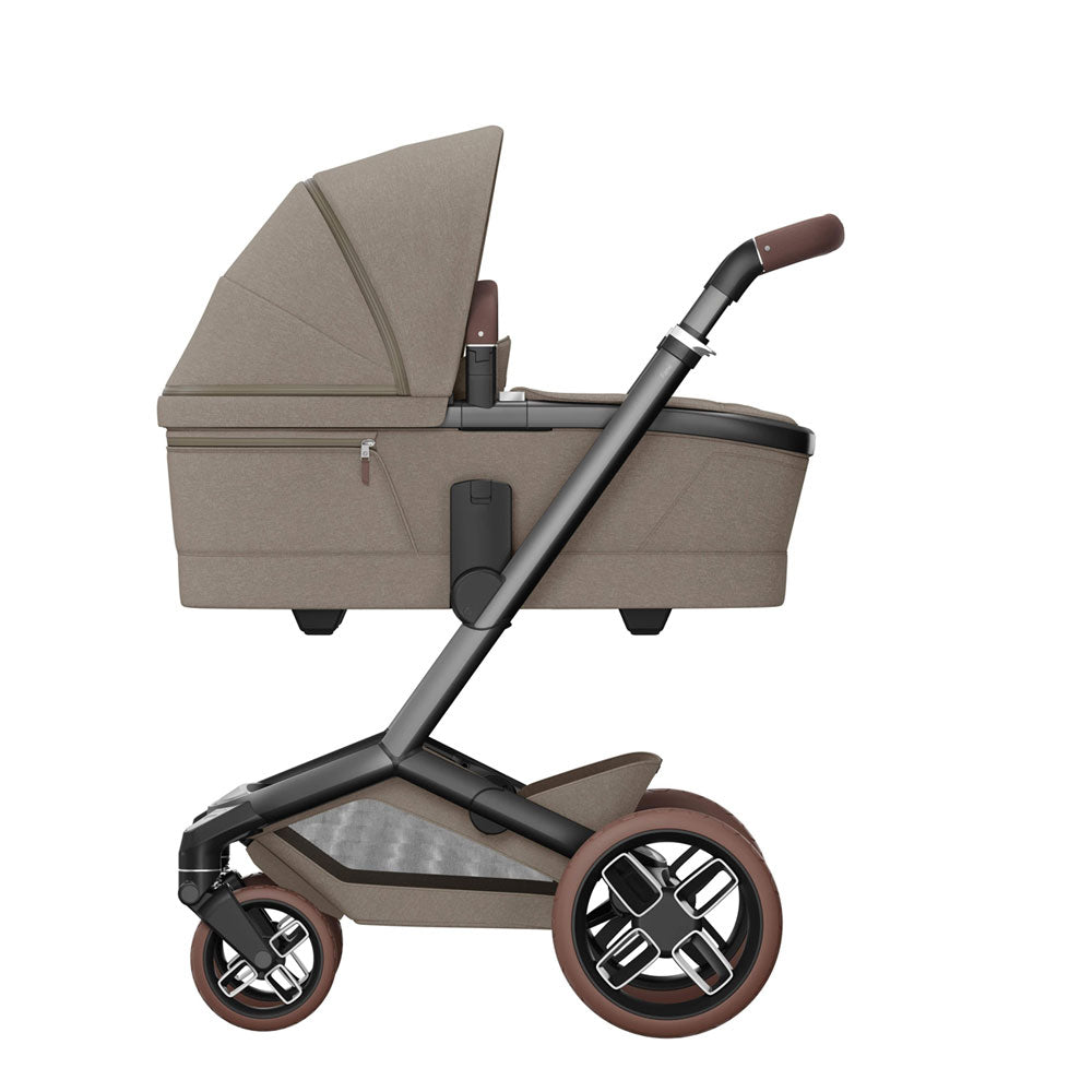 Maxi-Cosi - Fame (Twillic Truffle) - 4pcs Bundle Fame Stroller&CarryCot Pebble360 Pro Car Seat - FamilyFix 360Pro i-size Base - Travel System