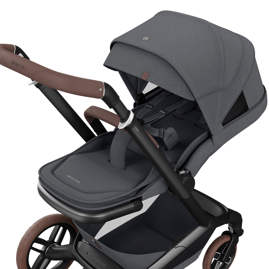 Maxi-Cosi - Fame (Twillic Graphite) - 4pcs Bundle Fame Stroller CabrioFix i-size Base Car Seat -CabrioFix i-Size Base. - Travel System