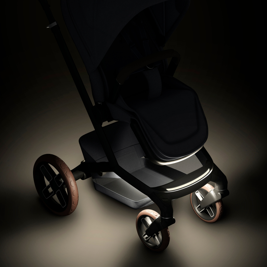 Maxi-Cosi - Fame(Twillic Graphite) - 4pcs Bundle Fame Stoller&Carrycot Pebble360 Pro Car Seat - FamilyFix 360Pro i-size Base - Travel System