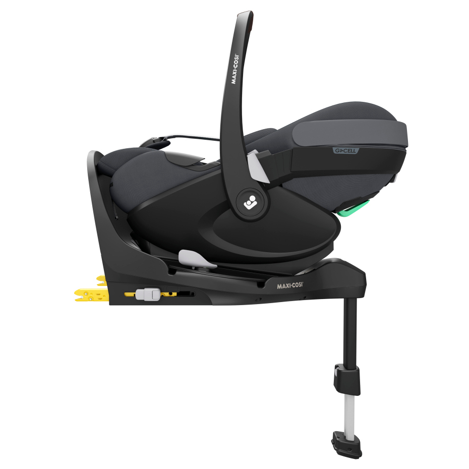 Maxi-Cosi - Fame(Twillic Graphite) - 4pcs Bundle Fame Stoller&Carrycot Pebble360 Pro Car Seat - FamilyFix 360Pro i-size Base - Travel System