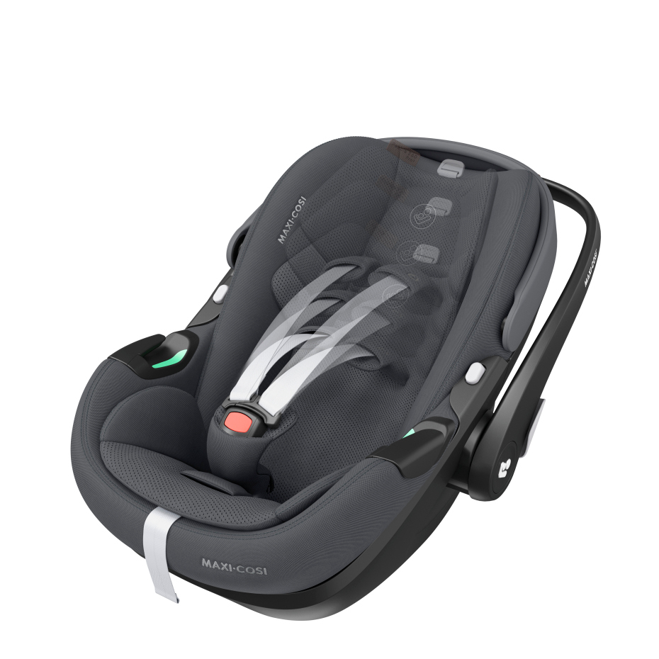 Maxi-Cosi - Fame(Twillic Graphite) - 4pcs Bundle Fame Stoller&Carrycot Pebble360 Pro Car Seat - FamilyFix 360Pro i-size Base - Travel System
