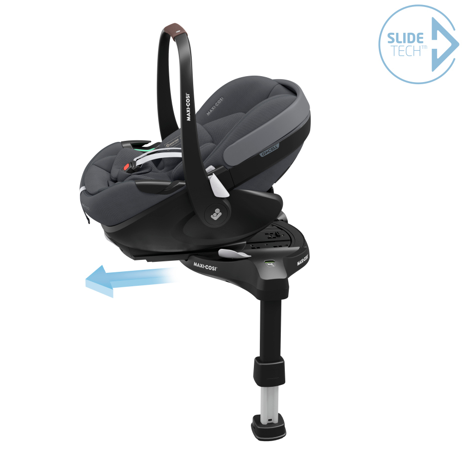 Maxi-Cosi - Fame(Twillic Graphite) - 4pcs Bundle Fame Stoller&Carrycot Pebble360 Pro Car Seat - FamilyFix 360Pro i-size Base - Travel System