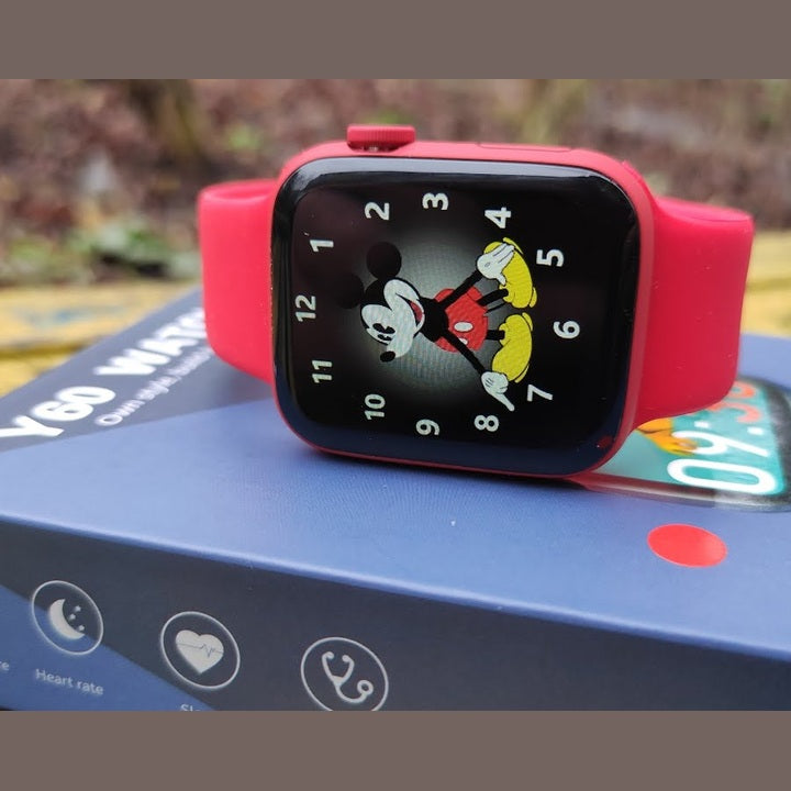 Y60 Bluetooth Call Smart Watch Heart-Rate Monitor Music Ip67 Waterproof