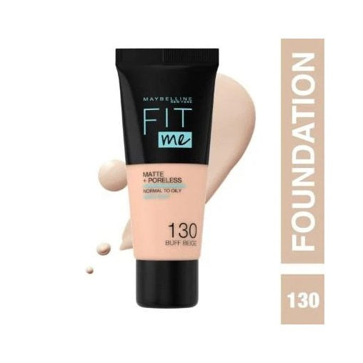 Maybelline New York Fit Me Matte + Poreless Foundation 130 Buff Beige