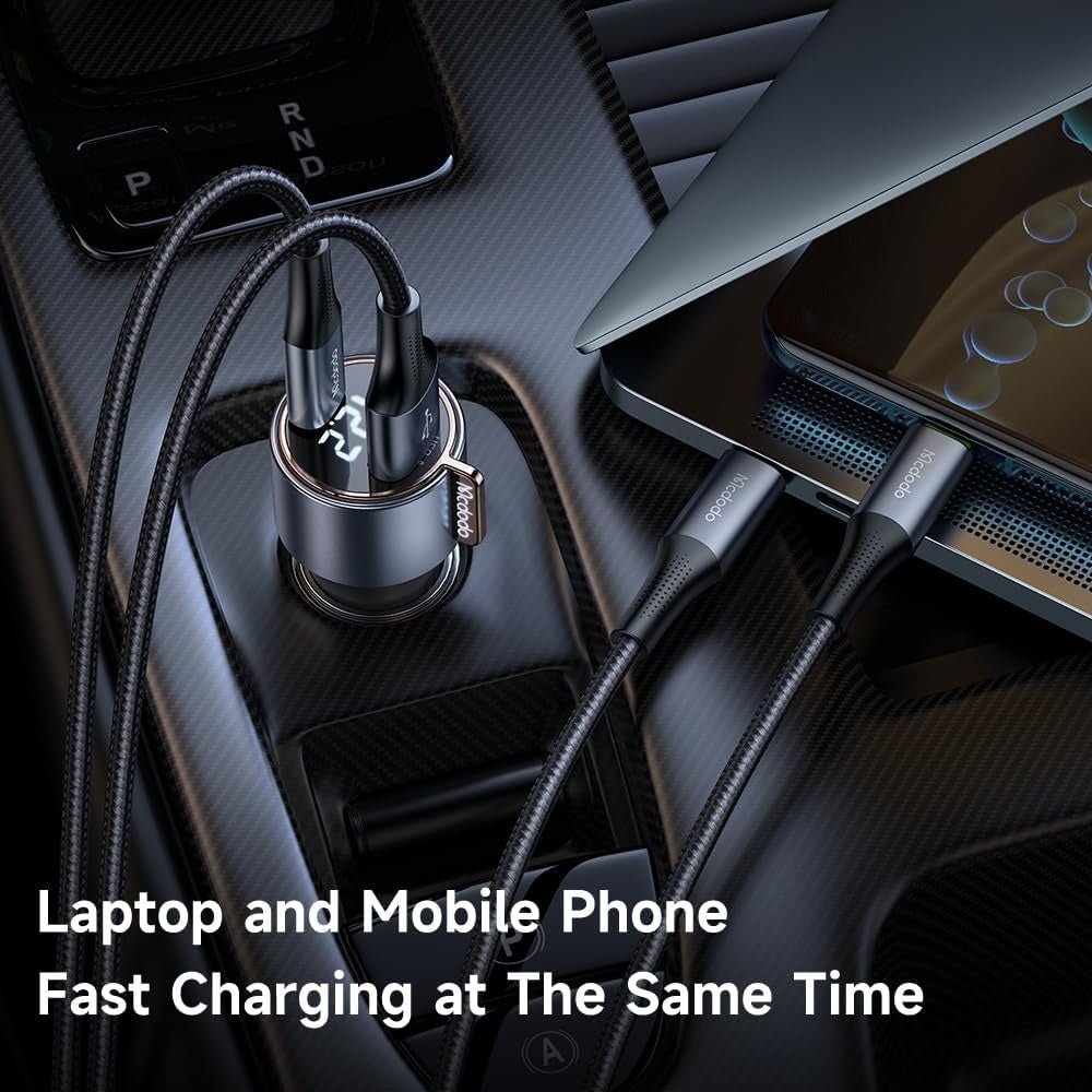Mcdodo 75W Digital Display Car Charger