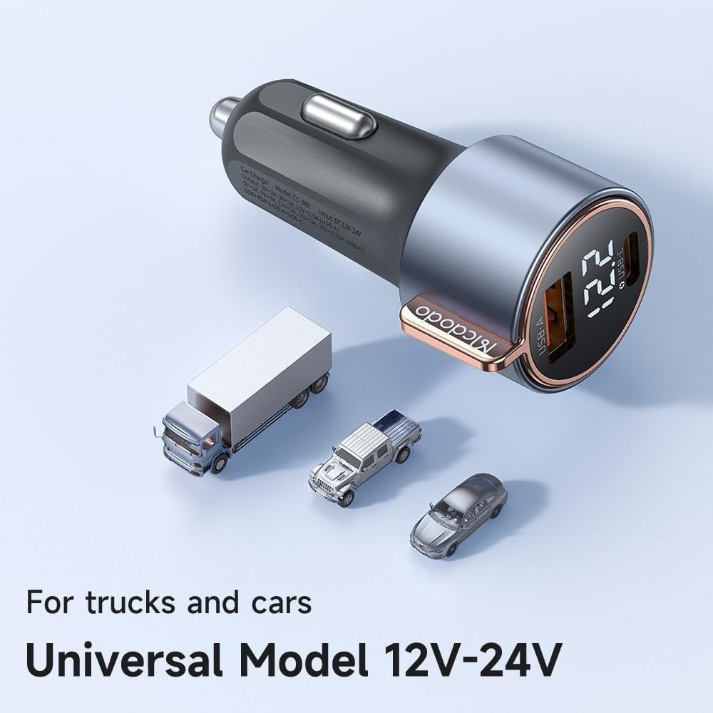 Mcdodo 75W Digital Display Car Charger