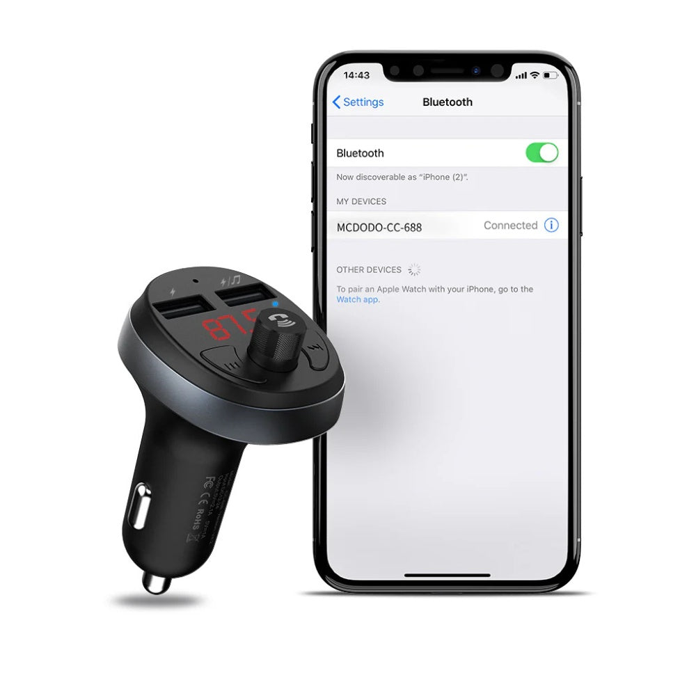 Mcdodo Bluetooth FM Transmission Car Charger