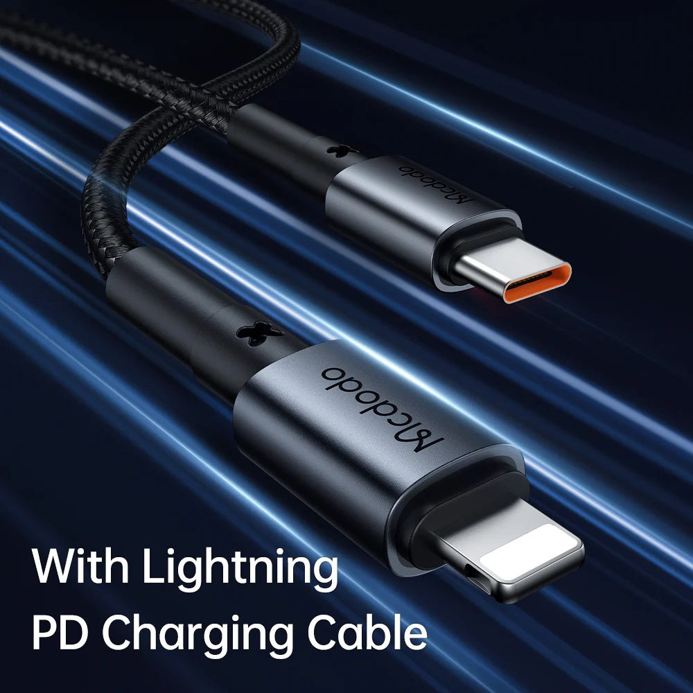 Mcdodo PD30W Fast Car Charger Kit (USB-C to Lightning)