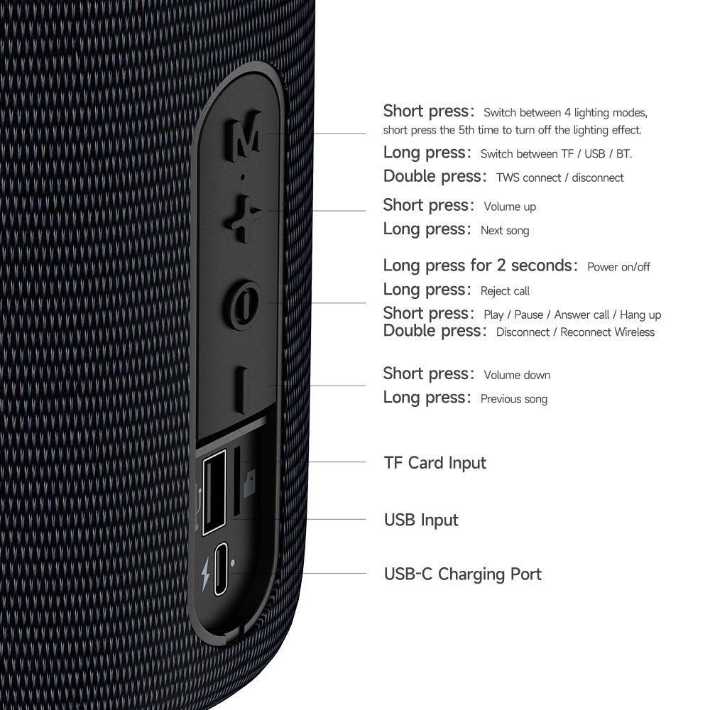 Mcdodo Portable Wireless Speaker BS-1410