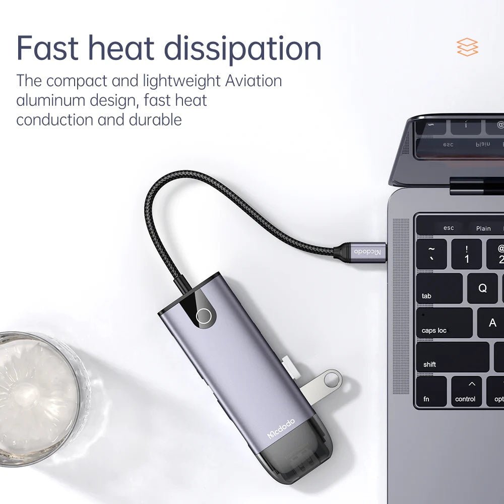 Mcdodo USB-C 10 in 1 Dongle HUB HU-742