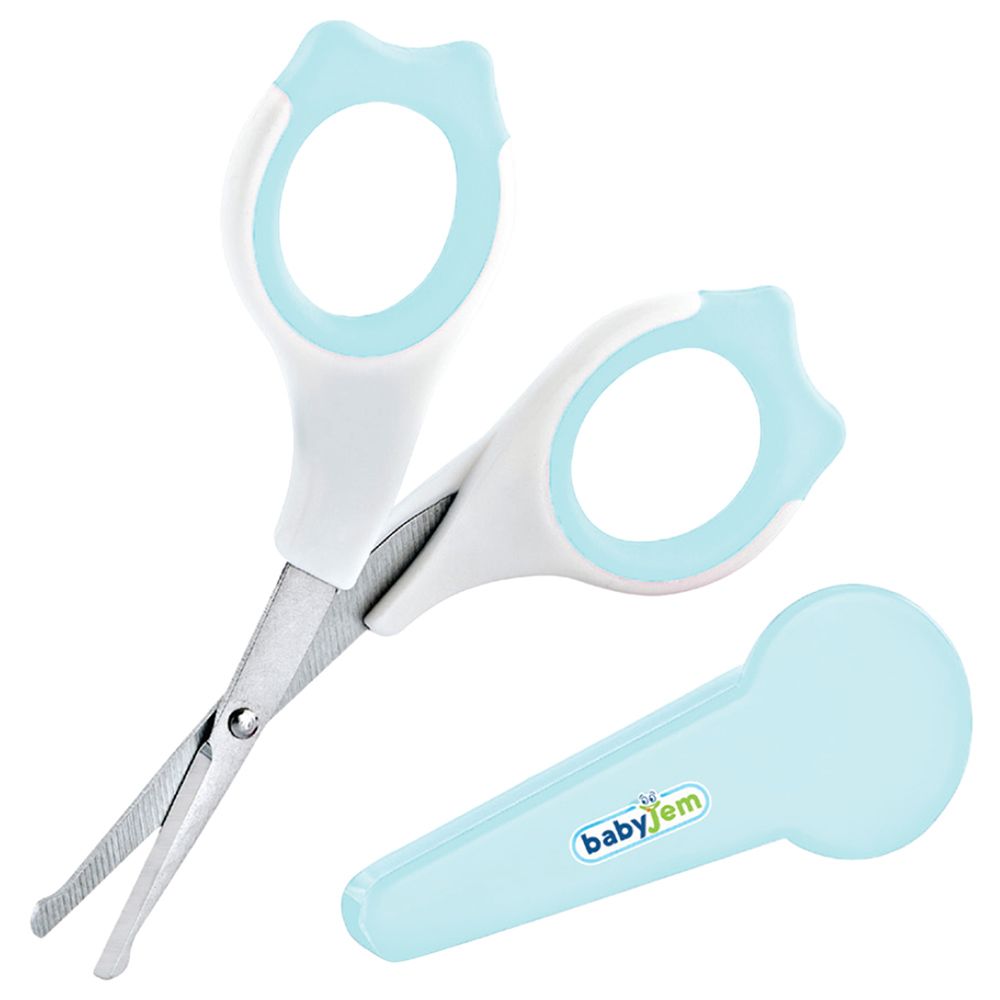 Babyjem Nail Scissors Blue Safe Baby Grooming Tool