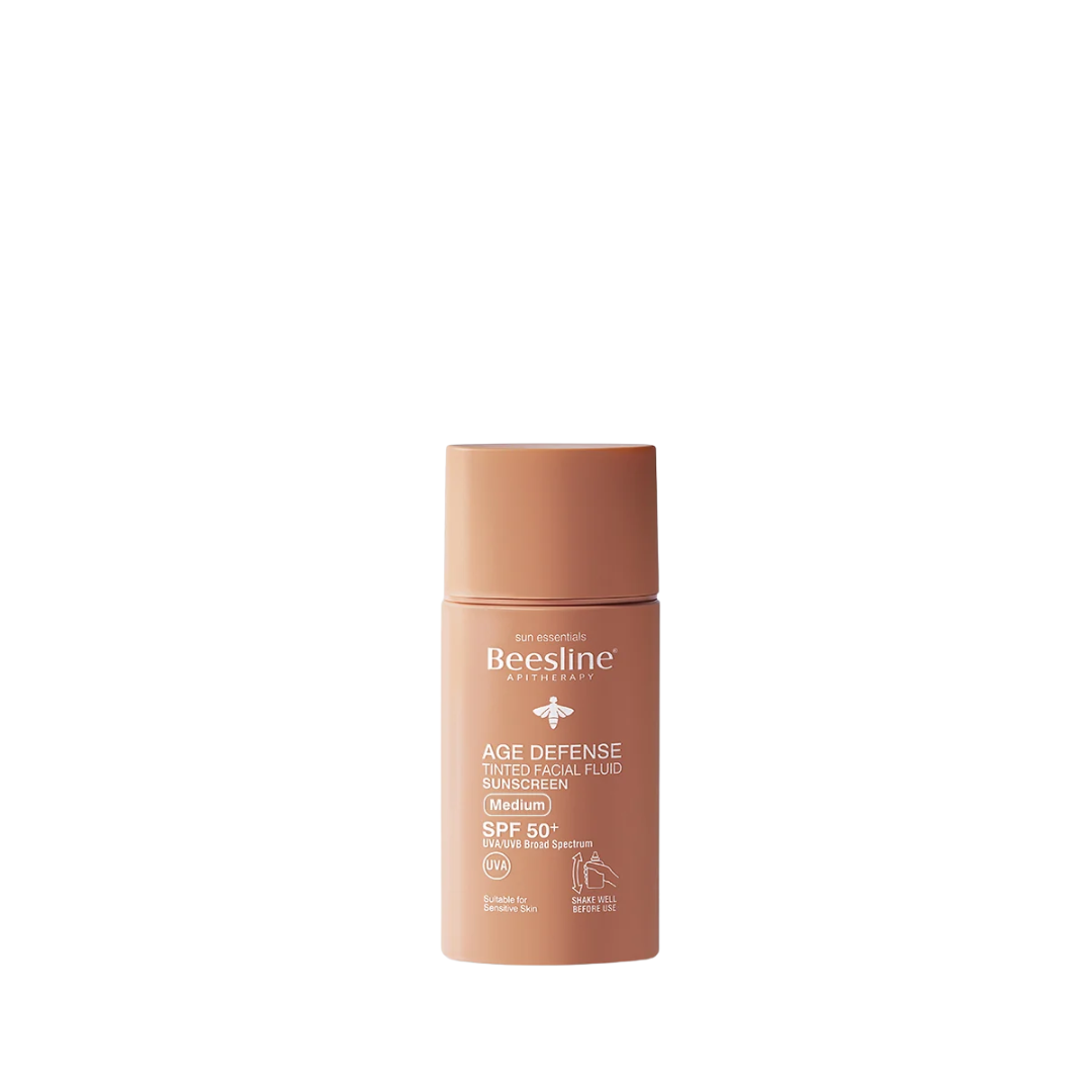 Beesline Age Defense Tinted Facial Fluid Sunscreen