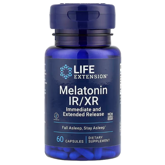 Life Extension, Melatonin IR/XR, 60 Capsules (1.5 mg per Capsule)