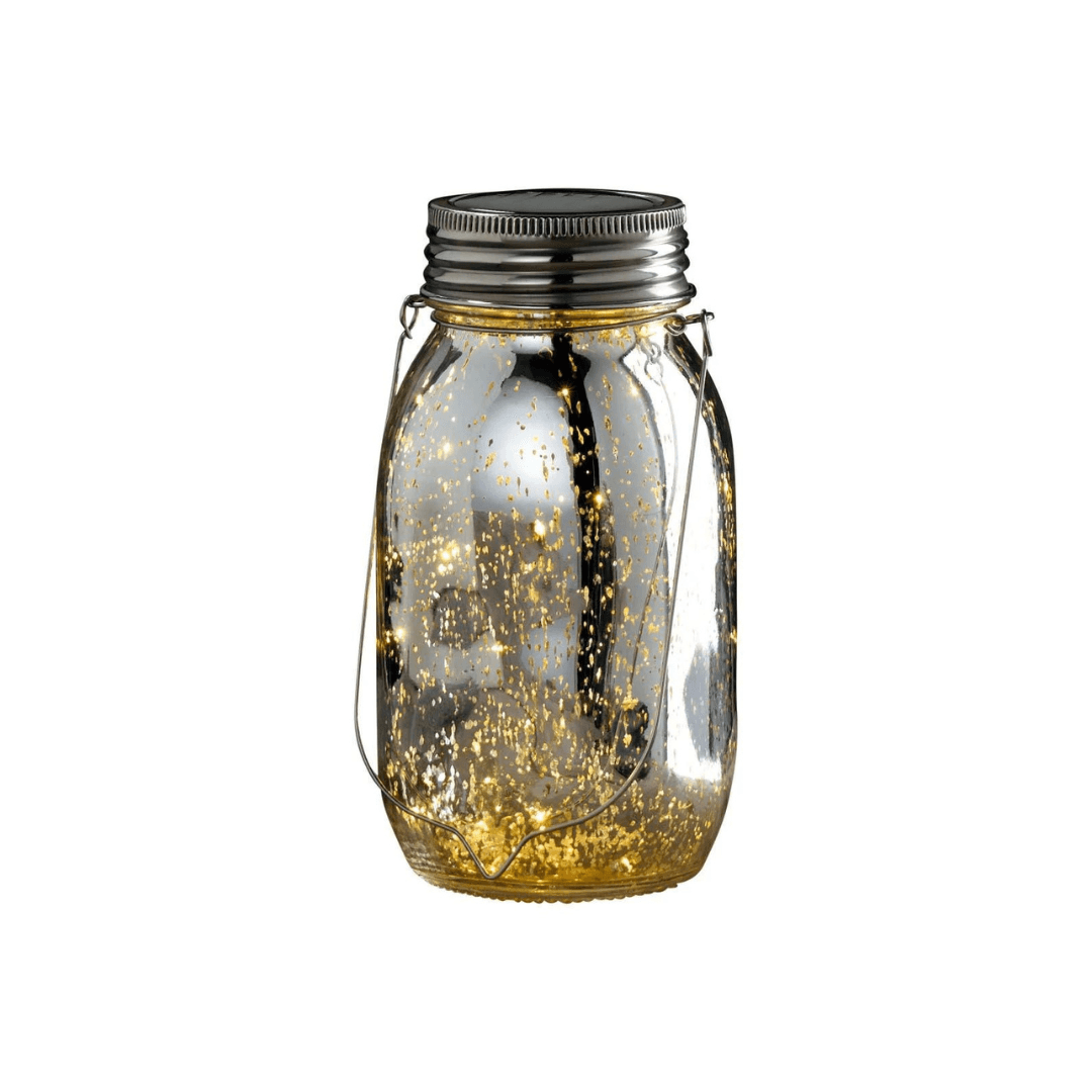 MELINERA Decorative Glass Jar With LED